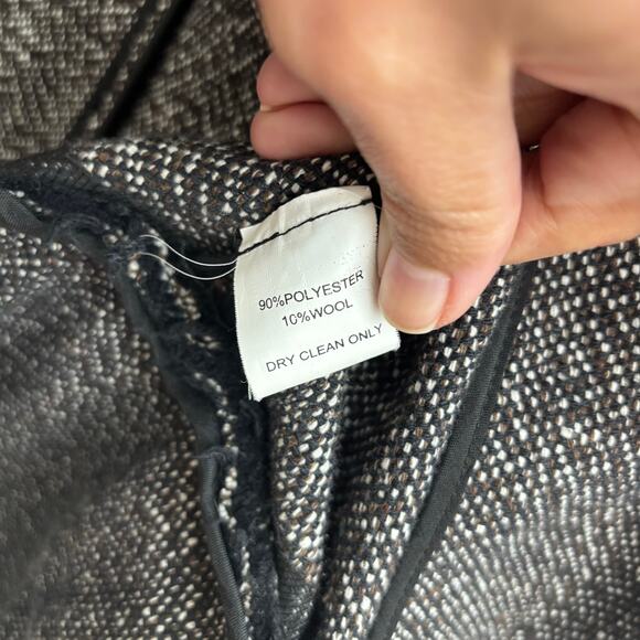 Vintage Classic Wool Tweed Oversized Sport Coat Jacket Blazer Women’s Size Large - Picture 5 of 9